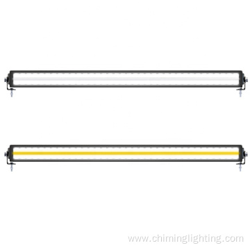 vehicle dual row light bar with position light